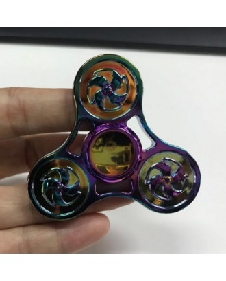 Wheel Pattern Rotating Finger Gyro